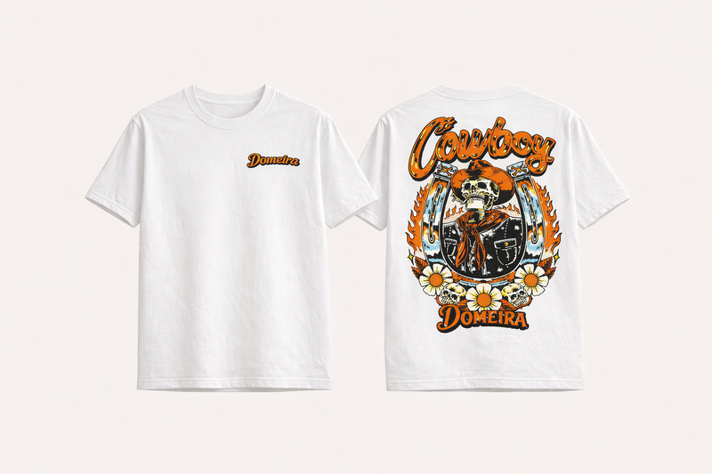 Camiseta Oversized Dark Cowboy - Domeira