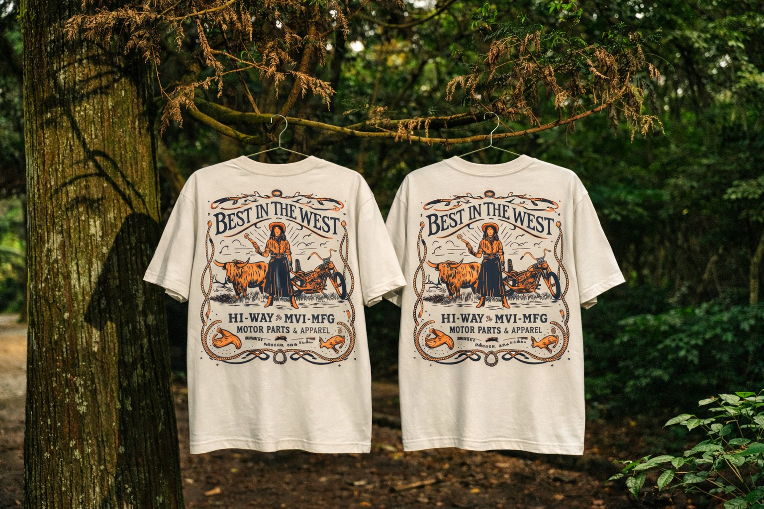 Camiseta Oversized Best in the west -  Domeira