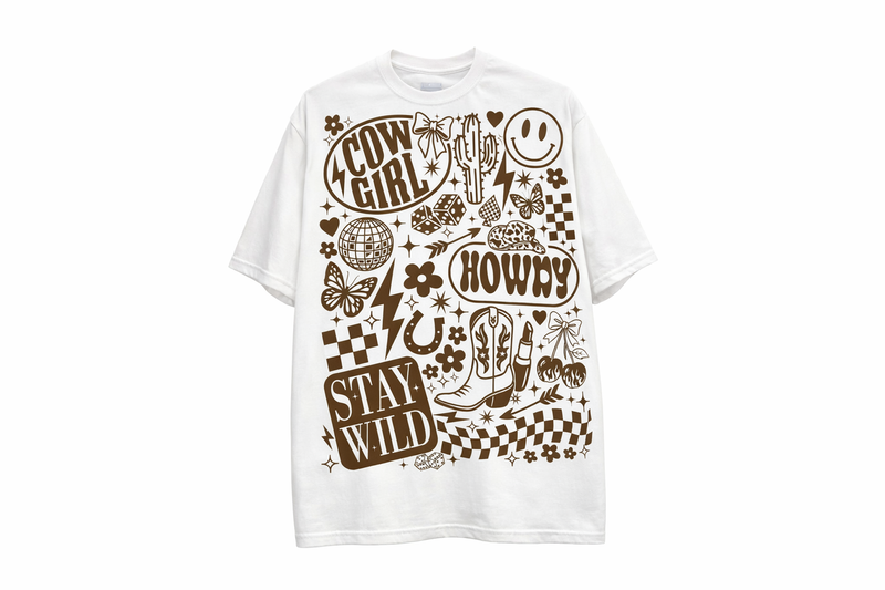 Camiseta Oversized Stay Wild - Domeira