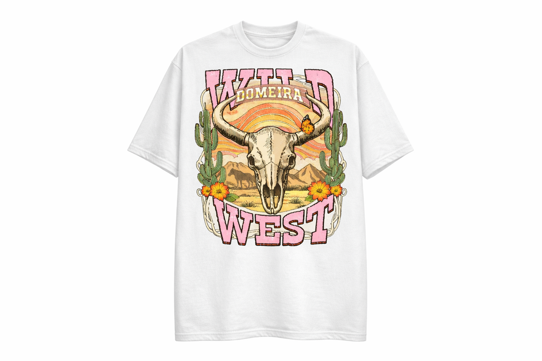 Camiseta Oversized Wild West - Domeira