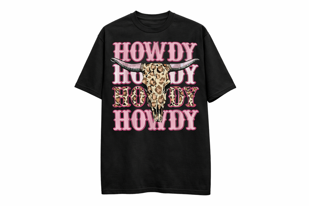 Camiseta Oversized Howdy Black - Domeira