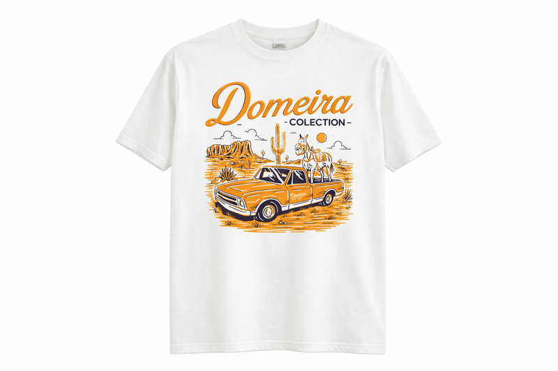 Camiseta Oversized Wild Frontier - Domeira